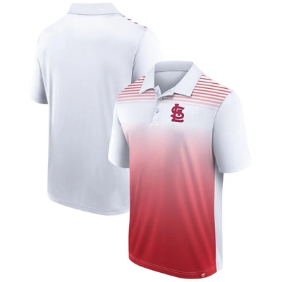 Fanatics Men's  White, Red St. Louis Cardinals Sandlot Game Polo Shirt In White,red