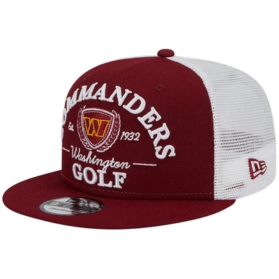 New Era Burgundy Washington Commanders Club 9fifty Snapback Hat