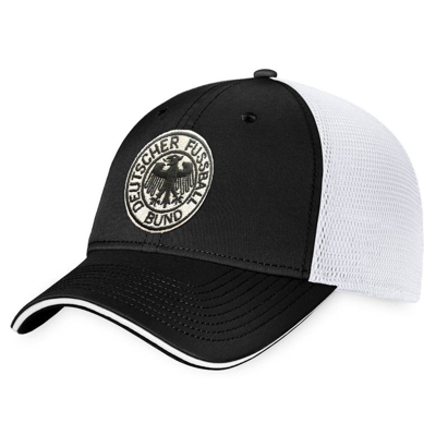 Fanatics Men's  Branded Black, White Germany National Team Trucker Snapback Hat In Black,white