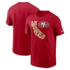 Nike Scarlet San Francisco 49ers Local Essential T-shirt In Red