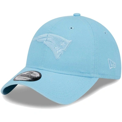 New Era Light Blue New England Patriots Core Classic 2.0 Brights 9twenty Adjustable Hat