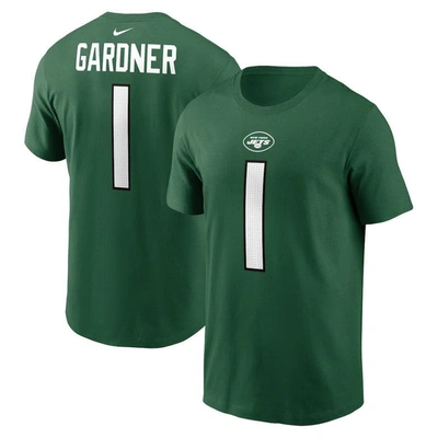 Nike Men's Sauce Gardner Green New York Jets Name Number T-shirt