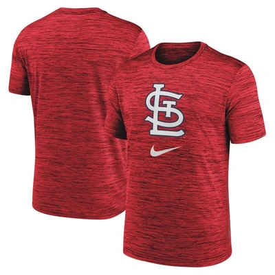 Nike Red St. Louis Cardinals Logo Velocity Performance T-shirt