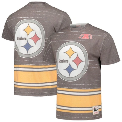 Mitchell & Ness Black Pittsburgh Steelers Jumbotron 3.0 T-shirt