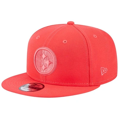 New Era Red Pittsburgh Steelers Color Pack Brights 9fifty Snapback Hat