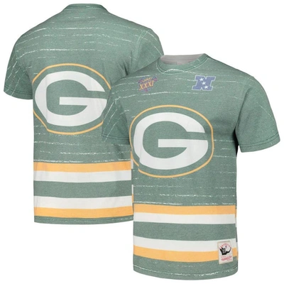 Mitchell & Ness Men's  Green Green Bay Packers Jumbotron 3.0 T-shirt