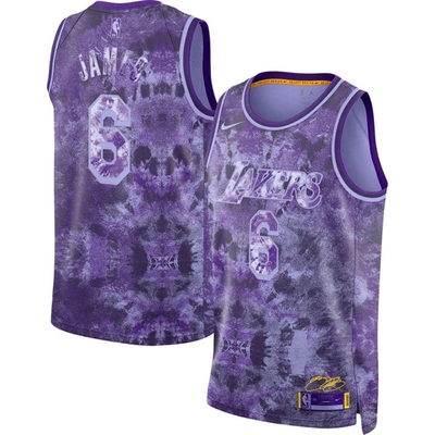 Nike Unisex  Lebron James Purple Los Angeles Lakers Select Series Swingman Jersey