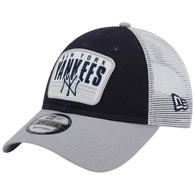 New Era Navy New York Yankees Two-tone Patch 9forty Snapback Hat