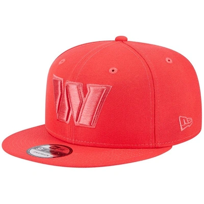 New Era Red Washington Commanders Color Pack Brights 9fifty Snapback Hat
