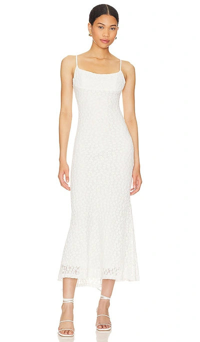 Bardot Women's Kiali Mesh Sleeveless Midi Dress In White