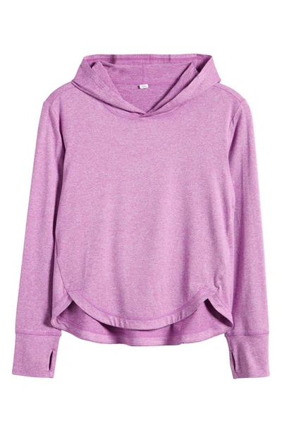 Zella Girl Kids' Restore Soft Hoodie In Purple Iris