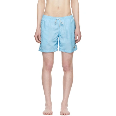 Bather Blue Solid Swim Shorts In Baby Blue