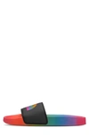 The North Face Base Camp Iii Slide Sandal In Pride Gradient/ Black