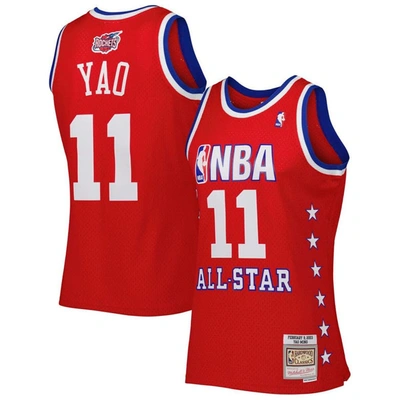Mitchell & Ness Yao Ming Red Western Conference 2003 All Star Game Swingman Jersey