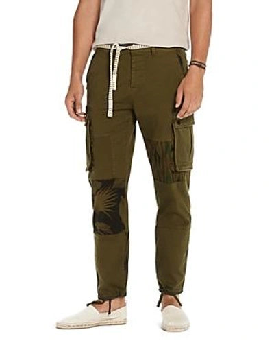 Scotch & Soda Military Printed Cargo Pants In Army