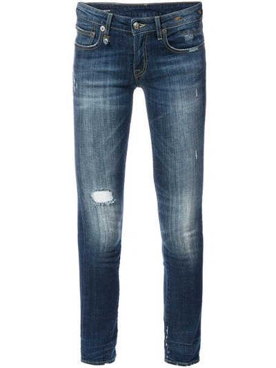 R13 Kate Skinny Seattle Jeans In Blue