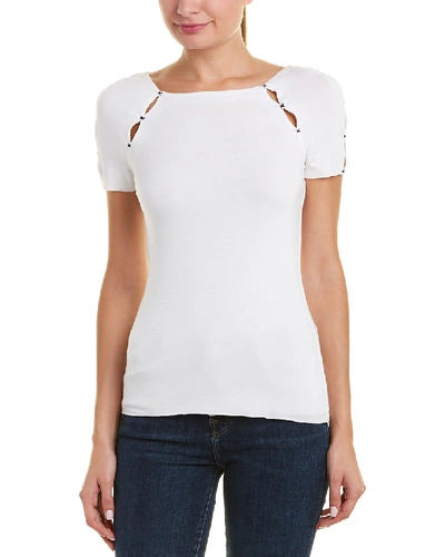 Bailey44 Dust Up Cutout Top In White