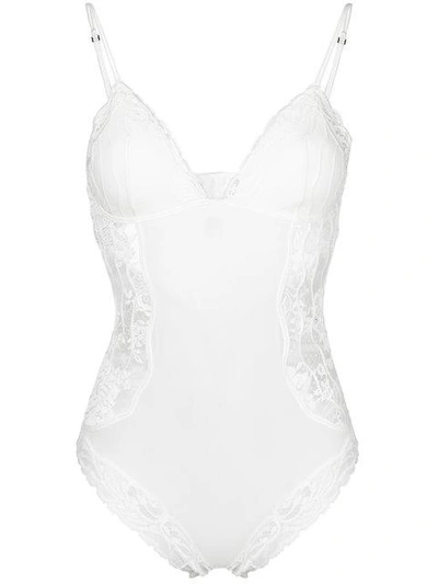 La Perla Body Aus Spitze - Weiss In White