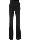 Chloé Flared Tailored Trousers In Black