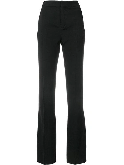 Chloé Flared Tailored Trousers In Black
