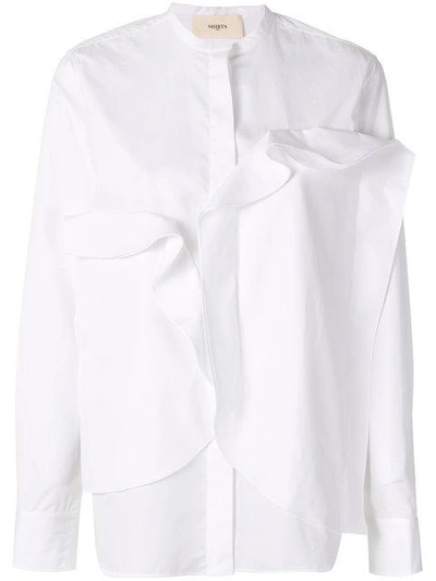 Ports 1961 Front Detail Shirt In White