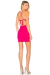 By The Way. Ashley Strappy Mini Dress In Hot Pink