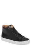 Greats Royale High Top Sneaker In Black Leather