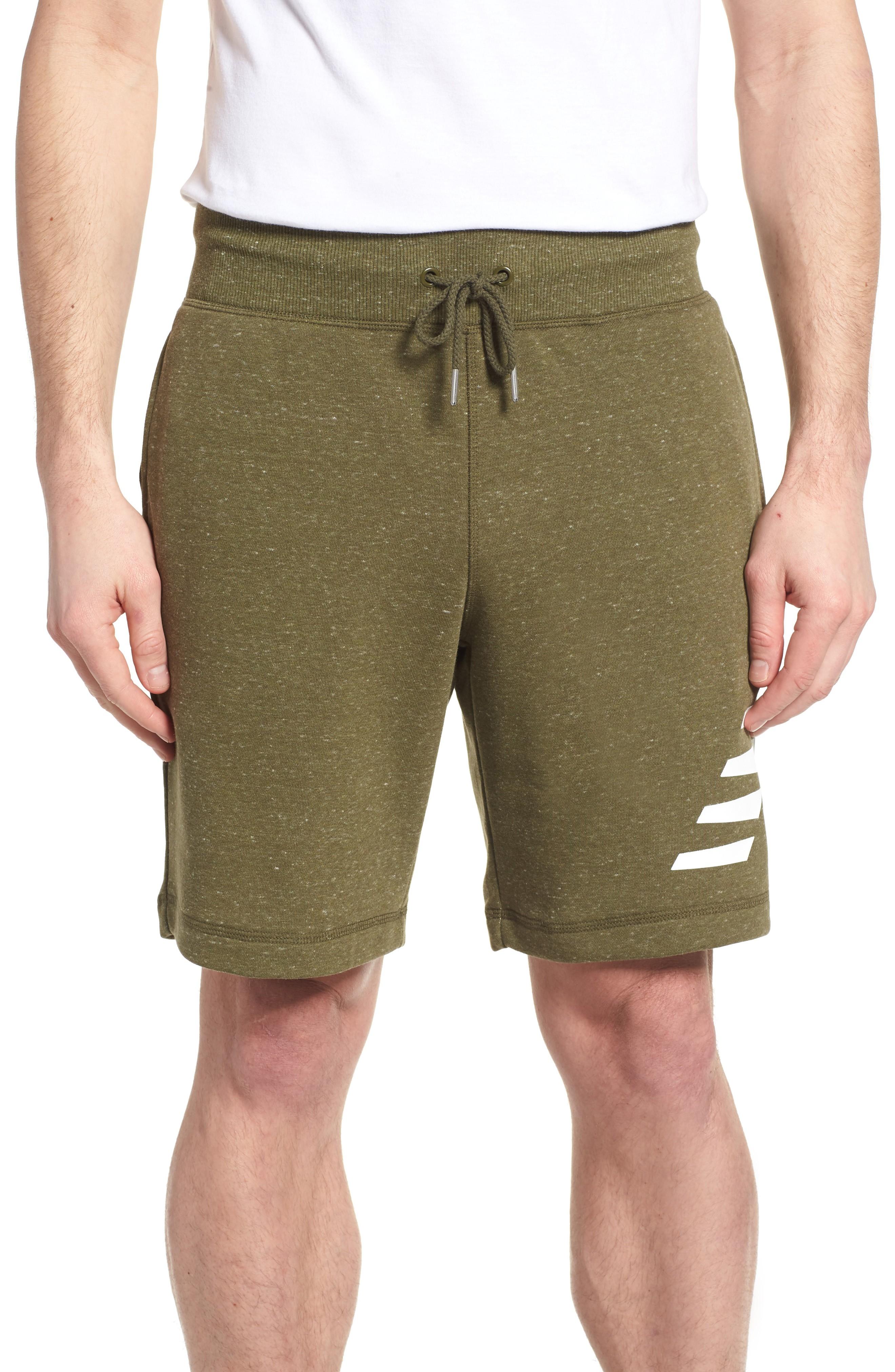 new balance green shorts