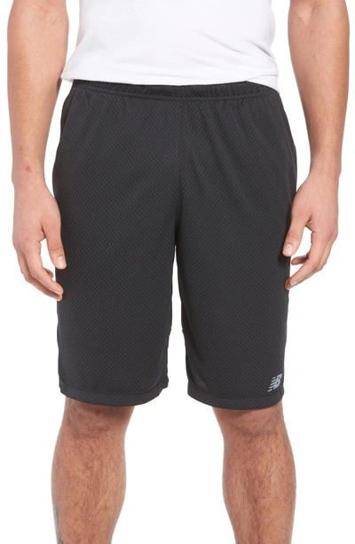New Balance Tencity Knit Shorts In Black