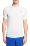 New Balance Tenacity Crewneck T-shirt In White