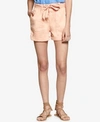 Sanctuary Daydreamer Tie-waist Shorts In Washed Papaya