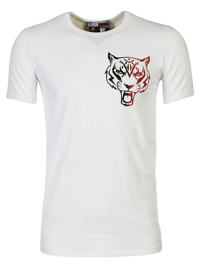 Philipp Plein Basic Tiger T-shirt In White