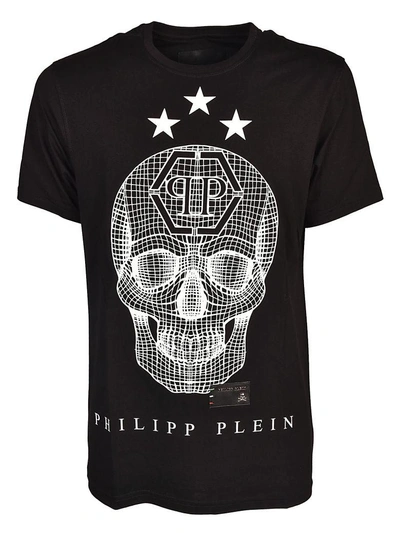 Philipp Plein Skull T-shirt In Nero