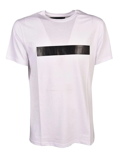 Philipp Plein Band T-shirt In Bianco