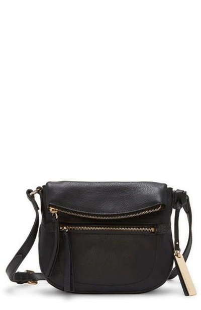 Vince Camuto Tala Small Leather Crossbody Bag - Black