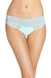 Honeydew Intimates Lace Thong In Marine Mist