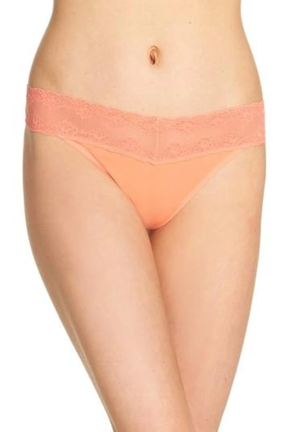 Natori Bliss Perfection Thong In Coral Reef