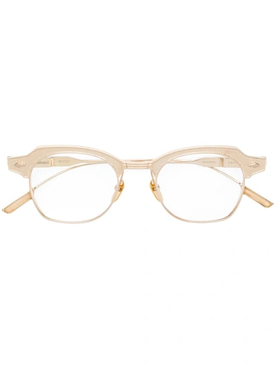 Jacques Marie Mage Dausmenil Round Frame Glasses In Metallic