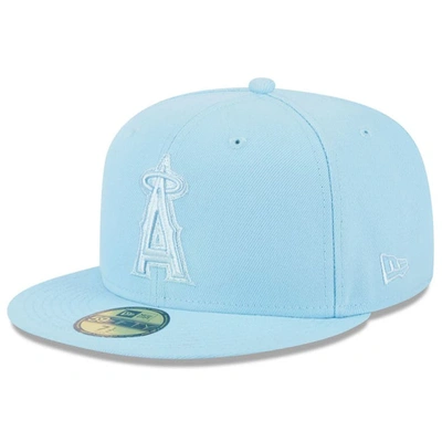 New Era Light Blue Los Angeles Angels 2023 Spring Color Basic 59fifty Fitted Hat