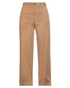 Myths Woman Jeans Sand Size 6 Cotton, Lyocell, Elastane In Beige