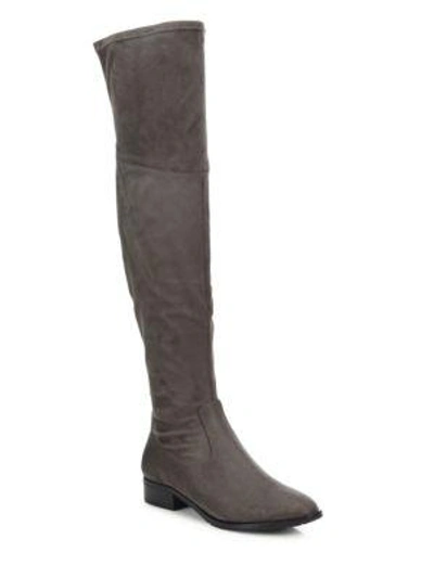 Ivanka Trump Livi Dual Zip Over-the-knee Boots In Grey