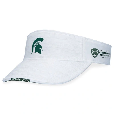 Top Of The World White Michigan State Spartans Flare Adjustable Visor