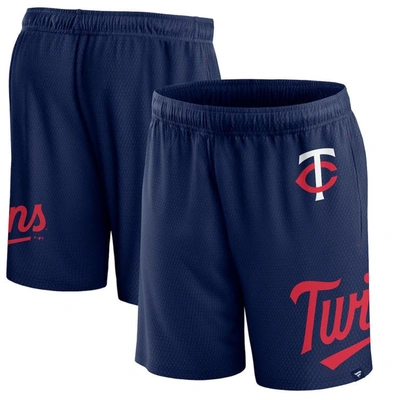 Fanatics Branded Navy Minnesota Twins Clincher Mesh Shorts