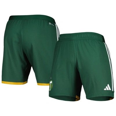 Adidas Originals Adidas Green Portland Timbers 2023 Away Aeroready Authentic Shorts