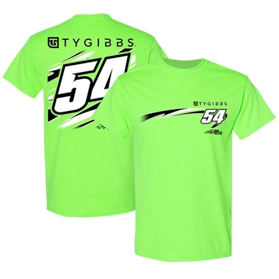 Joe Gibbs Racing Team Collection Neon Green Ty Gibbs Lifestyle T-shirt