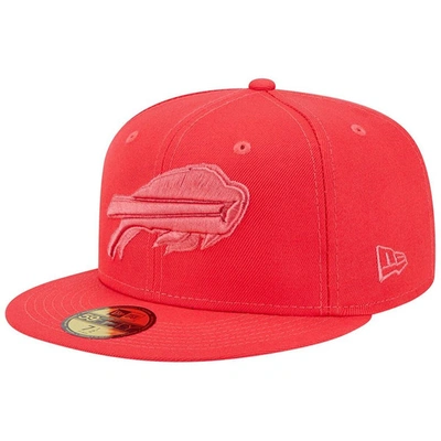 New Era Red Buffalo Bills Color Pack Brights 59fifty Fitted Hat
