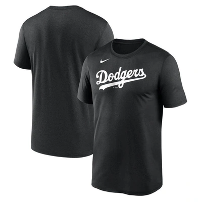 Nike Black Los Angeles Dodgers New Legend Wordmark T-shirt
