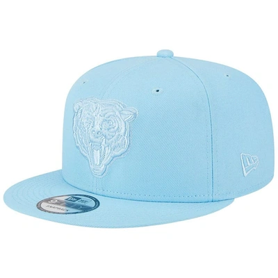 New Era Light Blue Chicago Bears Color Pack Brights 9fifty Snapback Hat