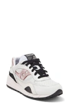 Saucony Shadow 6000 Sneaker In White/ Pink