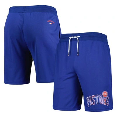 Tommy Jeans Blue Detroit Pistons Mike Mesh Basketball Shorts
